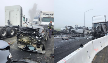 Dense fog reported during massive 150+ vehicle pileup in California