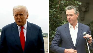 Trump says California is under fraud investigation, Newsom responds