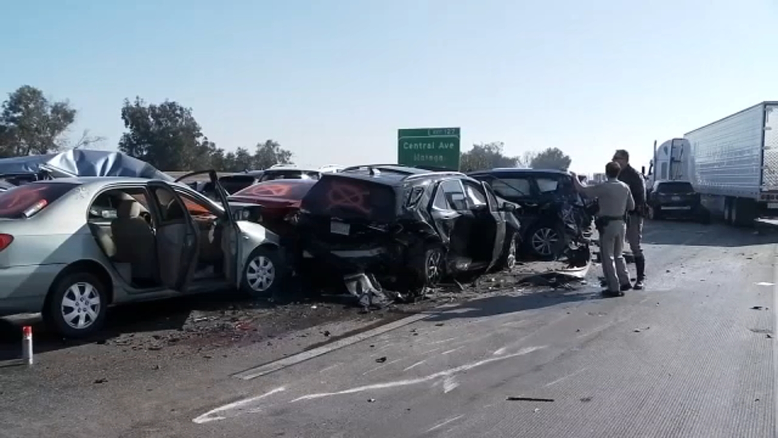 Man killed in multi-vehicle pileup on Highway 99 in Fresno identified