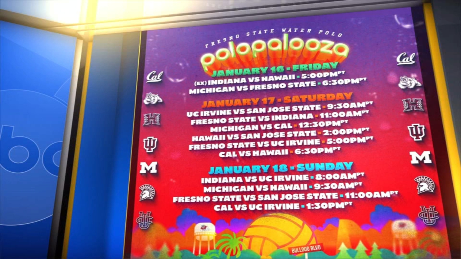 Fresno State women's water polo kicks off season with Polopalooza