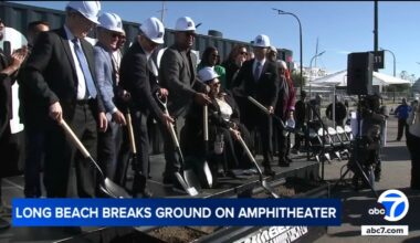 Long Beach breaks ground on waterfront amphitheater to be built near Queen Mary