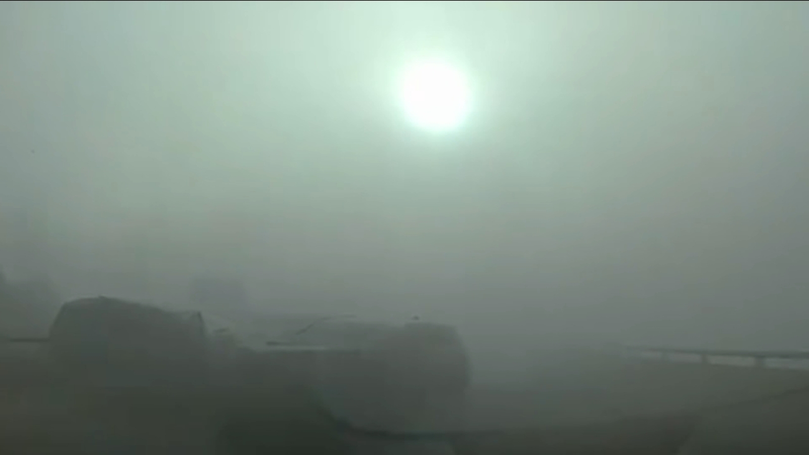 EXCLUSIVE: Dashcam footage captures moment of deadly Highway 99 pileup in Fresno