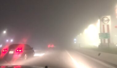 Dense fog blankets the Valley, creating dangerous driving conditions