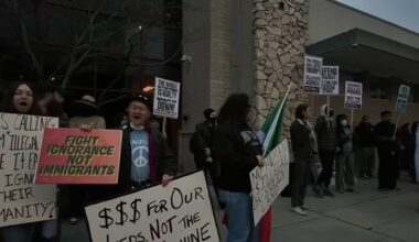 Anti-ICE protest held outside Downtown Fresno ICE office