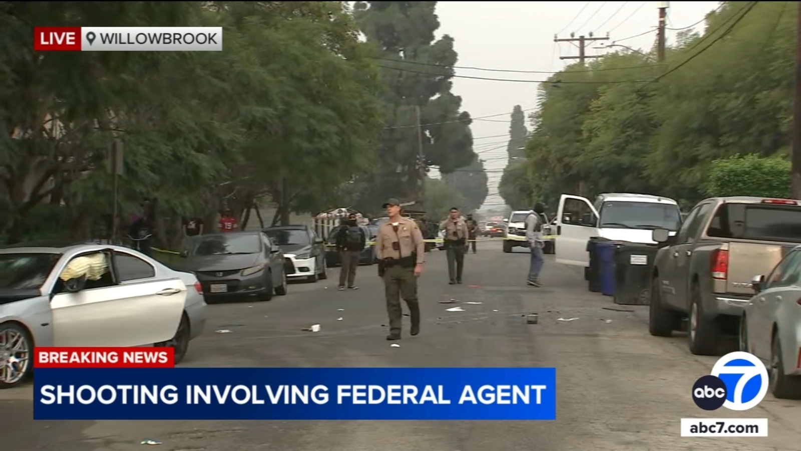 Federal agent opens fire in Willowbrook, California prompting massive response from authorities