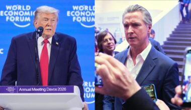 California Governor Gavin Newsom's talk canceled at World Economic Forum in Davos after he slams President Trump's speech