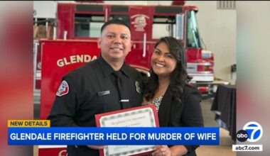 Mayra Jimenez death: Glendale firefighter Andrew Jimenez booked for murder of wife in North Hollywood, authorities say