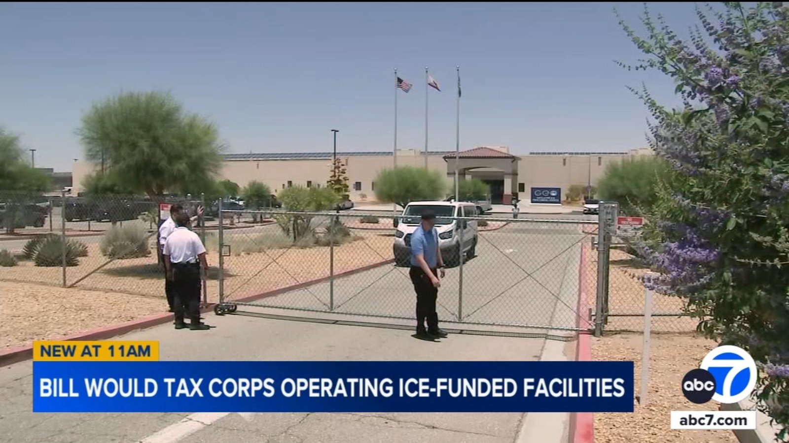 California bill would impose new tax on corporations operating ICE-funded detention facilities
