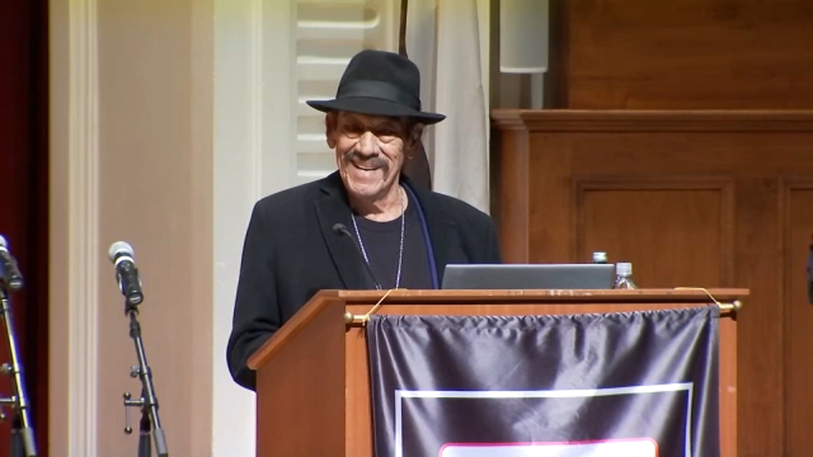 Actor Danny Trejo talks about life & career at Fresno City College speakers forum