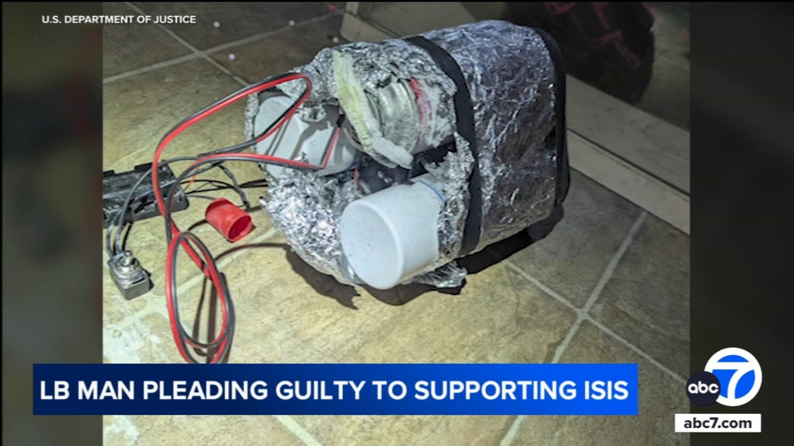 Long Beach man pleads guilty to sending cash to ISIS, possessing explosive