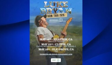 Luke Bryan's Farm Tour returns to Clovis in May