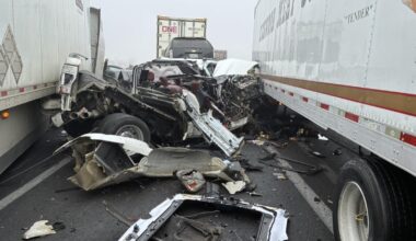 Central California crash: 59-vehicle pileup forces closure of Highway 99 in Tulare County, CHP says