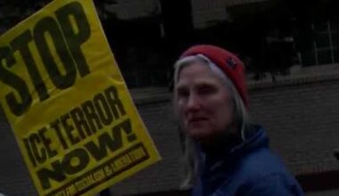 Sacramento protesters march against deadly Minnesota shootings