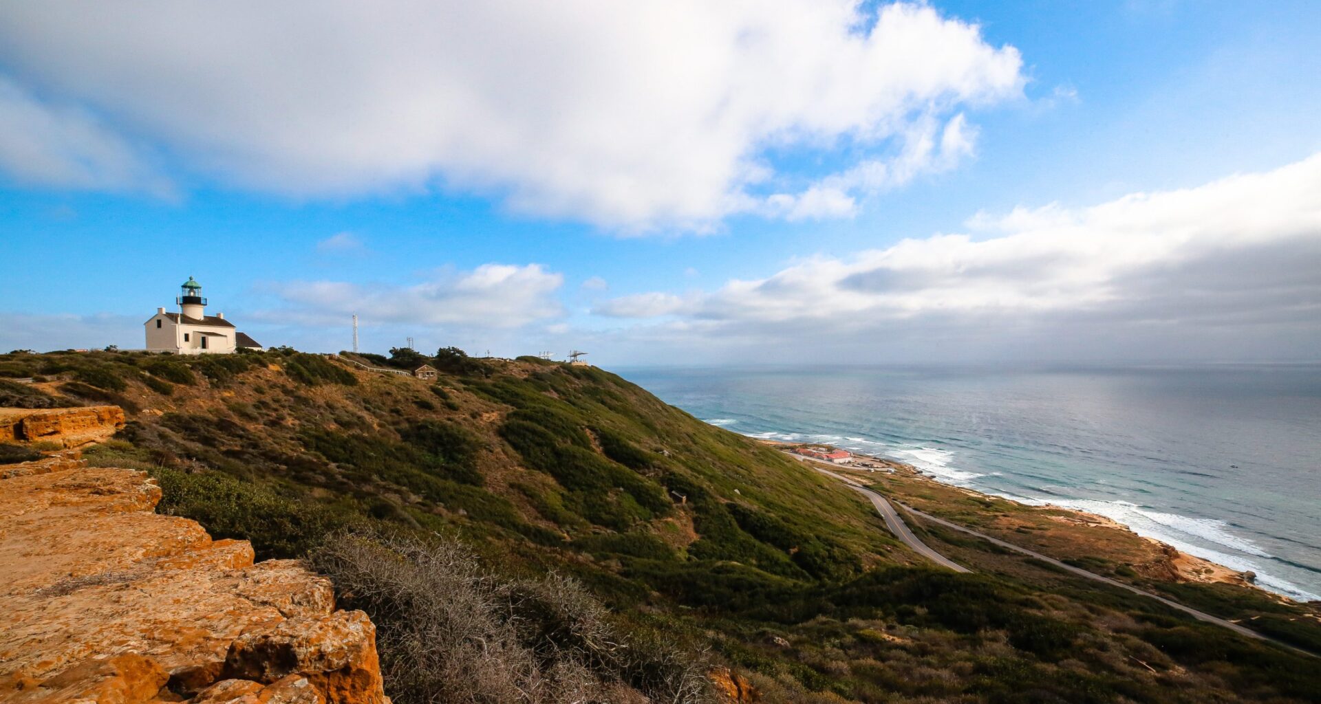Point Loma Lighthouse on camera