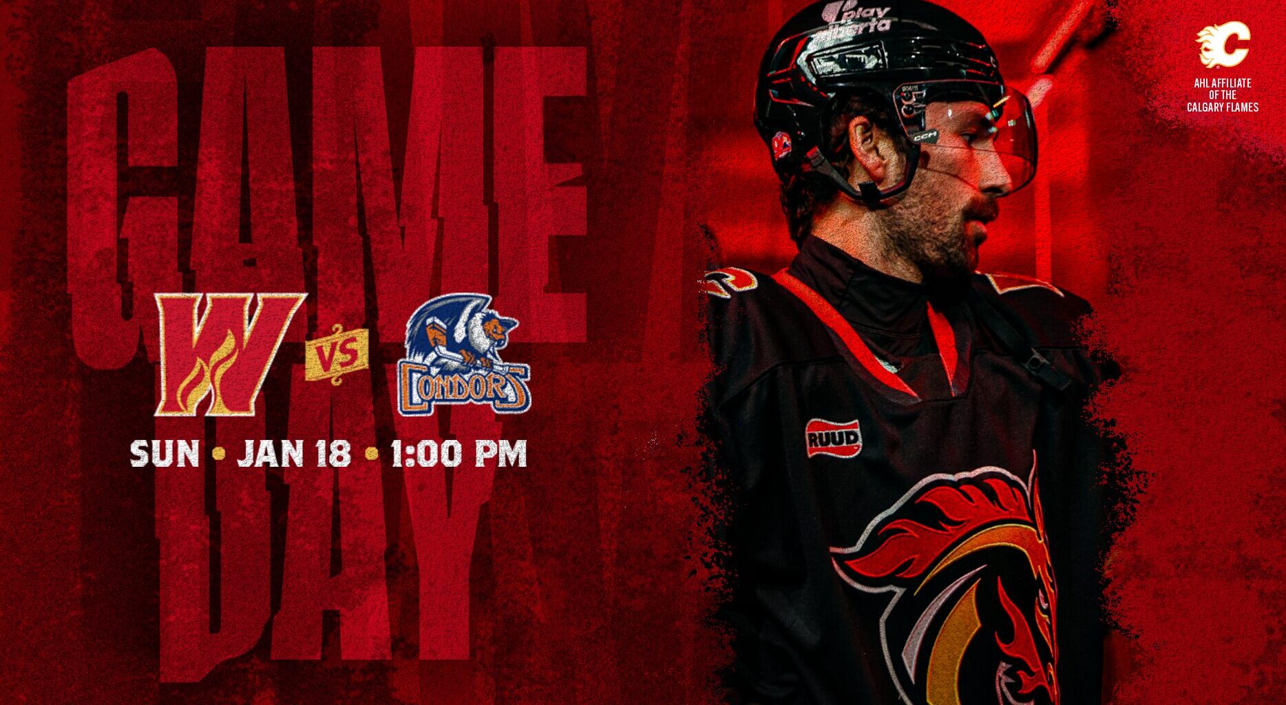 Sunday Rematch Against Bakersfield - Calgary Wranglers