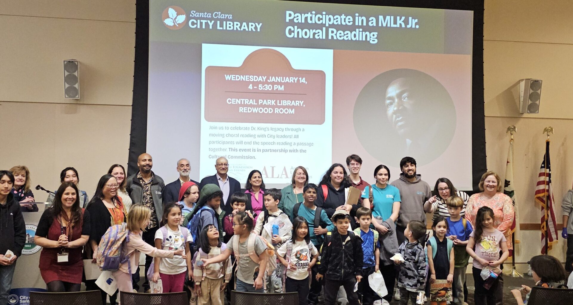 Choral Reading of MLK Jr.’s “I Have a Dream” Speech Binds Diverse Santa Clara Community