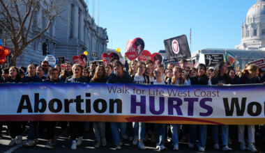 The Walk for Life West Coast is in its 22nd year and previously has drawn crowds as large as 50,000.