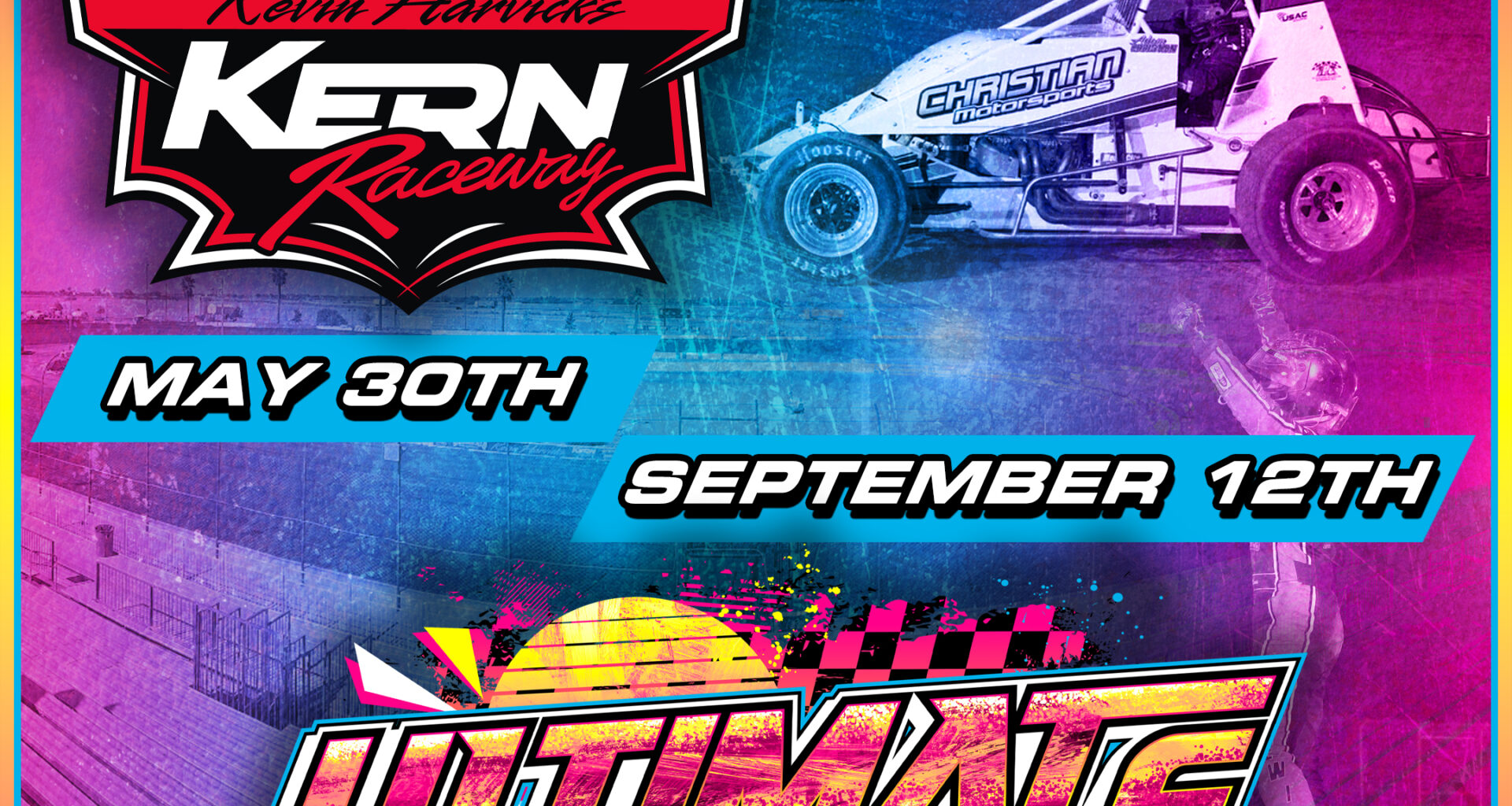USCS Sprint Cars Added to Bakersfield Speedway Schedule on May 30 and Sept 12 - Speedway Digest