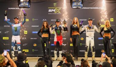 THE WINNER OF THE ANAHEIM 2 SUPERCROSS SCORED 263 POINTS
