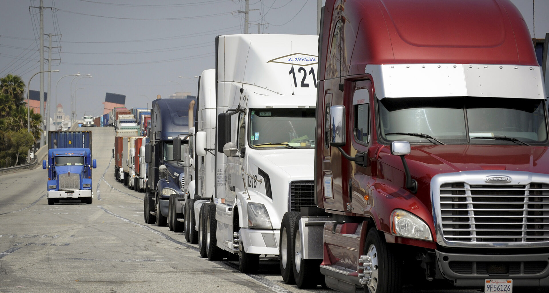 Huge trucks would decimate California roads and bridges