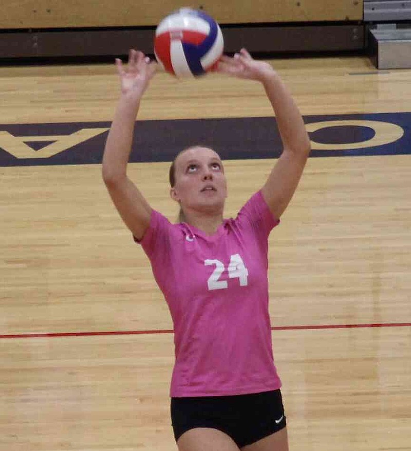 (File photo/California Democrat) In her senior season, Claire Peterson made the All-Conference and All-District 2nd-Teams.