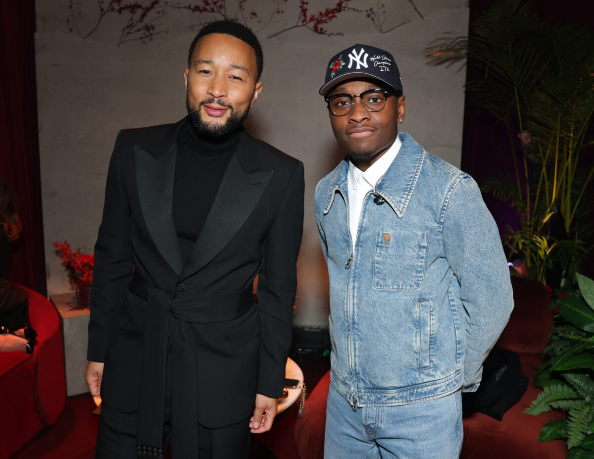 John Legend and Miles Caton