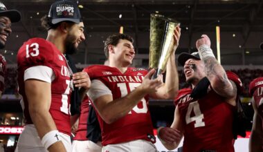 Fernando Mendoza locked at No. 1 in two-round projections after CFP title game