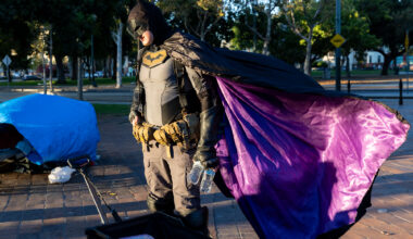 San José’s Batman, Fighting for the Unhoused, Is the Real Life Superhero ‘We Need’