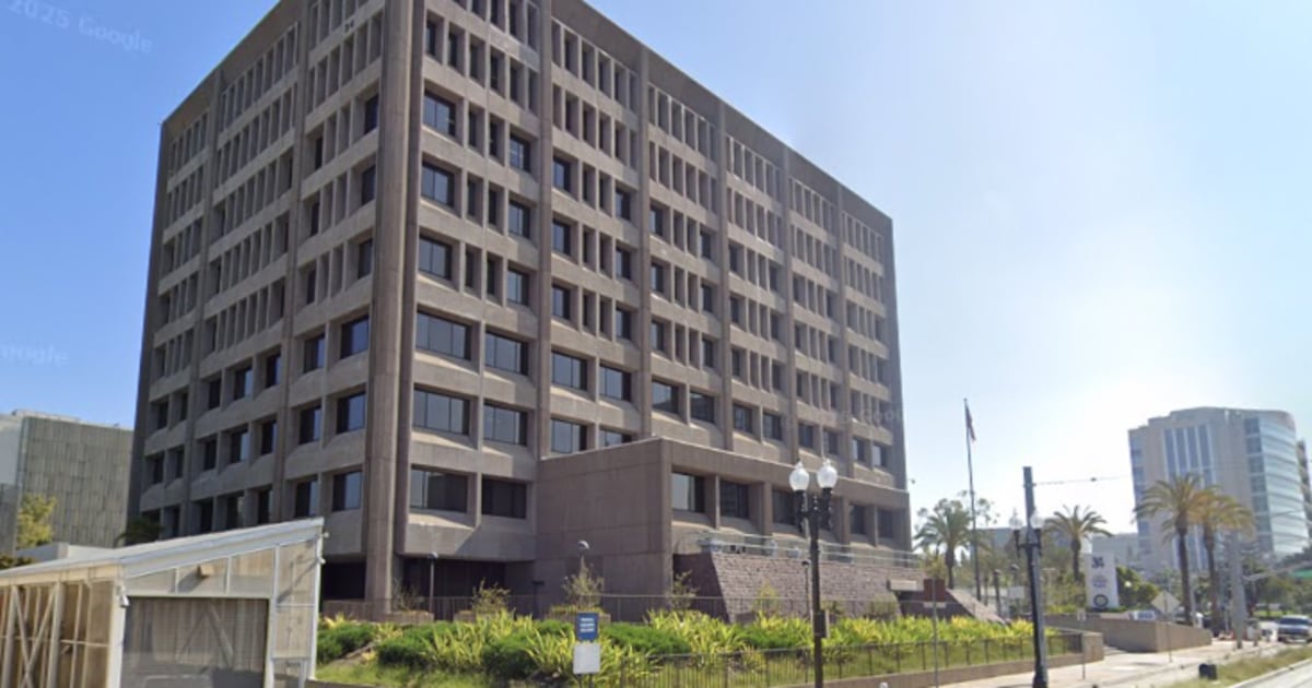 California protester seriously injured after clash with federal agent