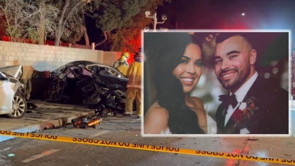 Two people died after they were hit by a suspected DUI driver on Stockdale Highway. PHOTO: KBAK/KBFX
