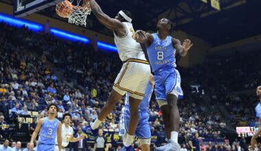 California hands No. 14 North Carolina its second straight loss in Bay Area, 84-78 :: WRAL.com