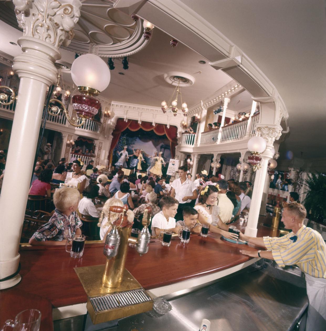 The Golden Horseshoe at Disneyland.