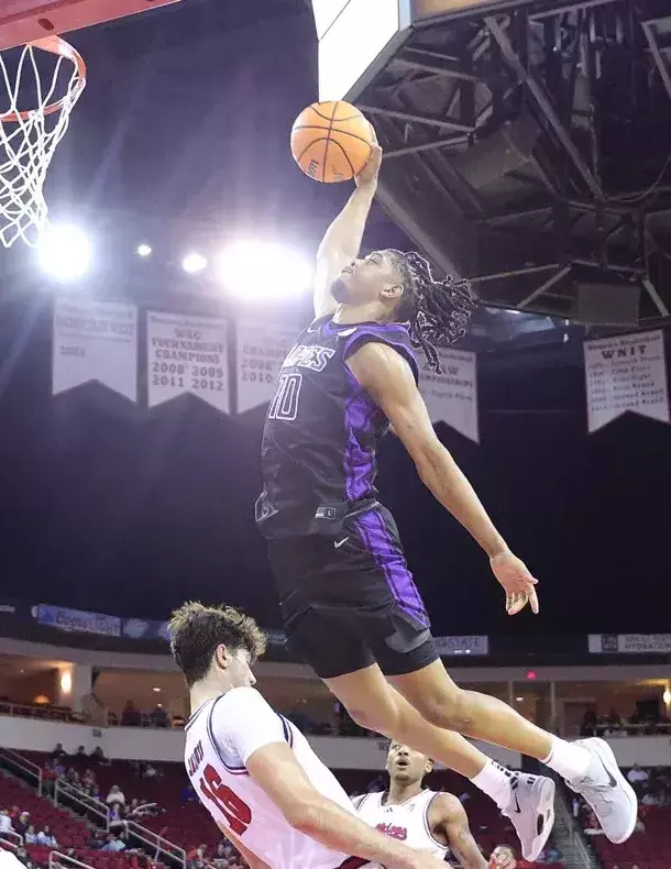 Fresno, CA  Jan. 24, 2026:  The Lopes win 68-57 against Fresno State at Save Mart Center. David Kadlubowski/GCU  