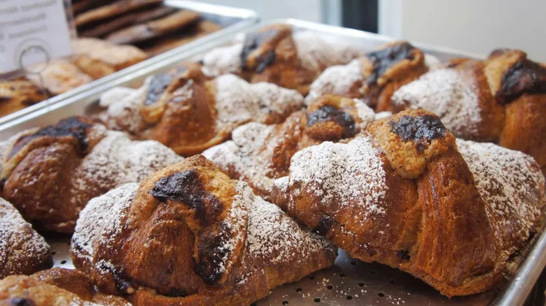 almond croissants from Arsicault