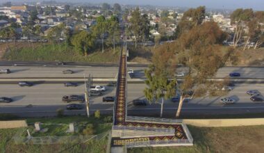 Mural over Barrio Logan-Logan Heights bridge shows 'people from this city can actually add art to this city'