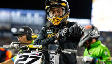 Justin Barcia and Malcolm Stewart Updates After Scary Crash at Start of Anaheim 1 SX Main Event