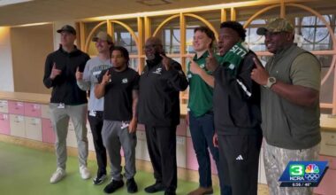 Sac State athletes bring joy to Shriners Children's Northern California