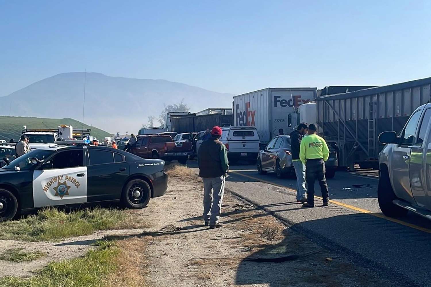 9 Hospitalized After Fog Causes 43-Vehicle Pile-Up on California Highway
