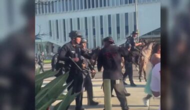 Police disperse large crowd in Leimert Park