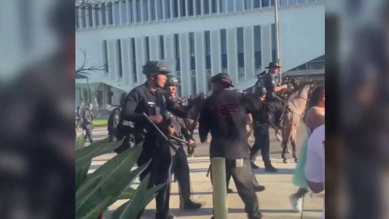 Police disperse large crowd in Leimert Park