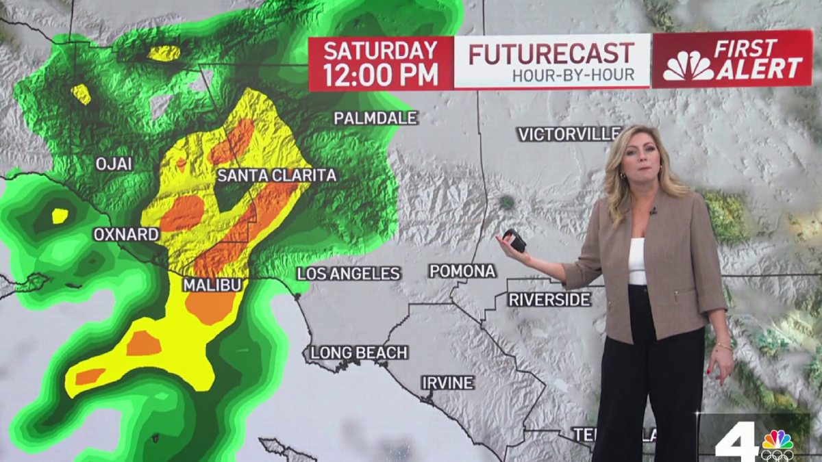 Wet weather sticks around through the weekend – NBC Los Angeles