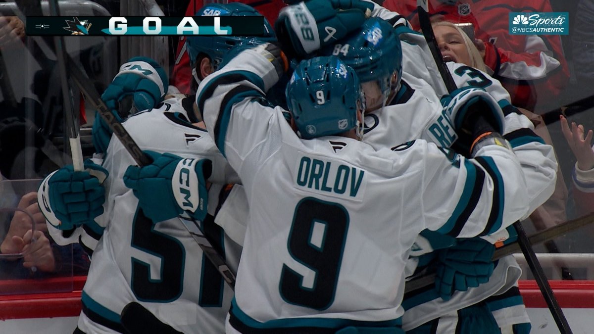 Sharks surge into lead with strong second period vs. Capitals – NBC Sports Bay Area & California
