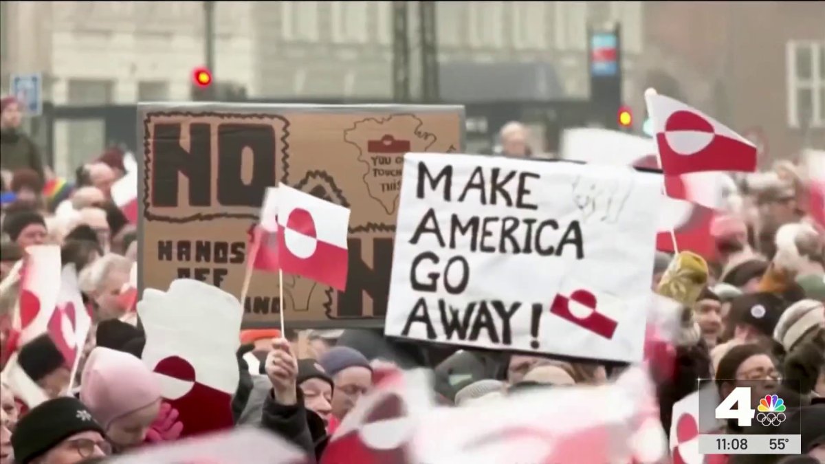 Demonstrators in Greenland protest Trump’s attempts to take island – NBC Los Angeles