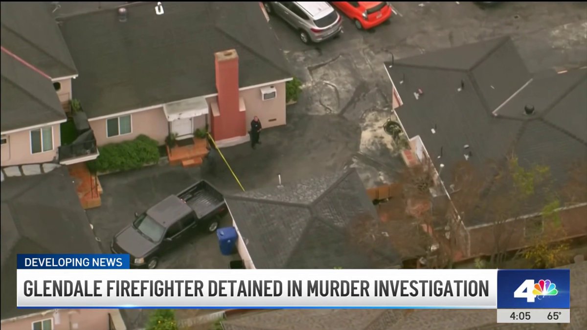 Glendale firefighter detained in murder investigation in North Hollywood – NBC Los Angeles