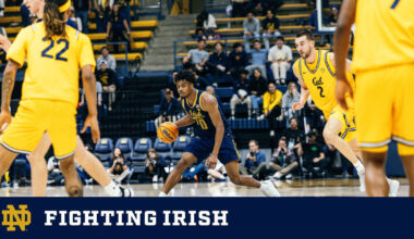 Irish Finish 1-1 in California Swing With 71-72 Loss against Cal – Notre Dame Fighting Irish – Official Athletics Website