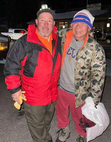 Bakersfield Search & Rescue A photo of the Jan. 9 rescue in the Mount Pinos area, shared by Bakersfield Search & Rescue