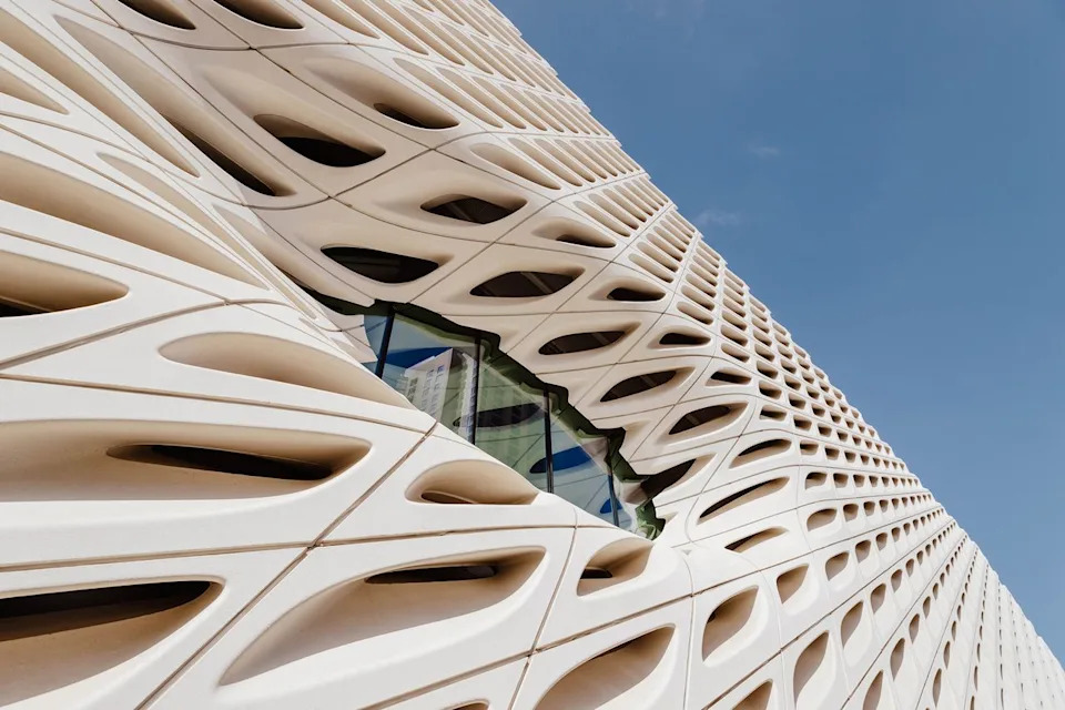 Adrian Rudd/Travel + Leisure The exterior of The Broad.