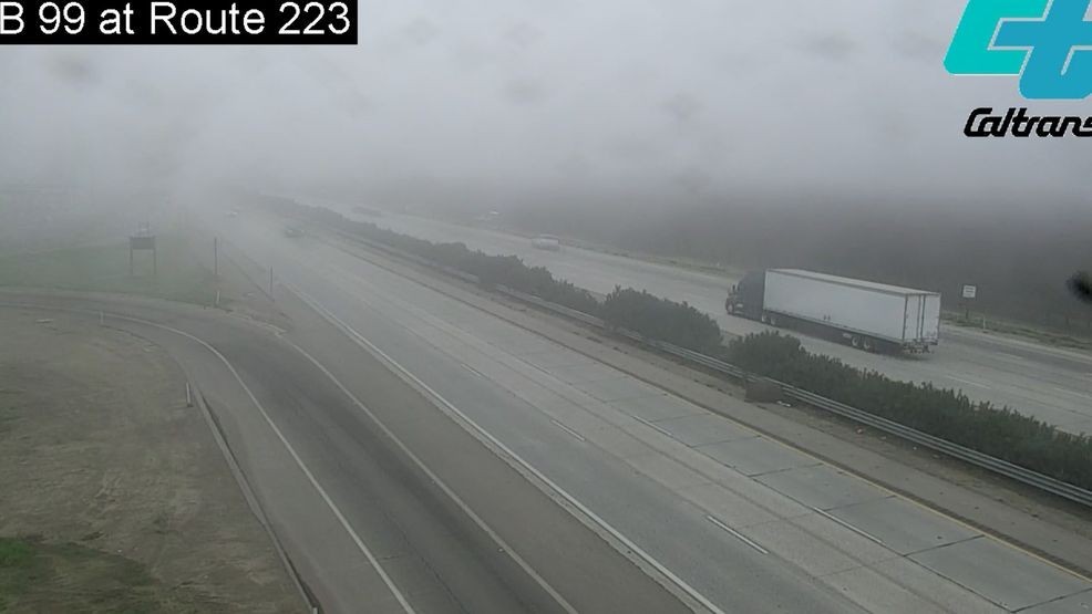 Fog on December 29. PHOTO: Caltrans