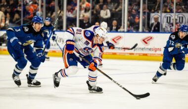 Oilers recall Josh Samanski, assign Isaac Howard to AHL Condors
