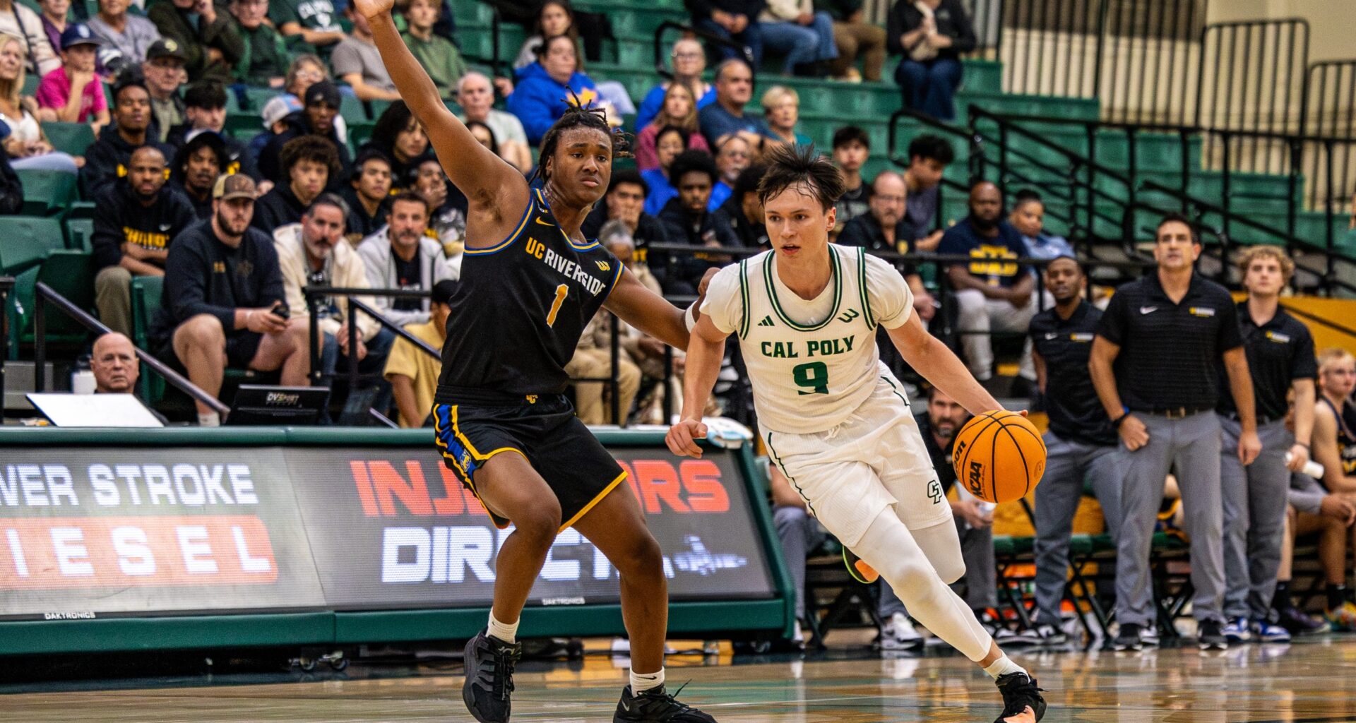 Cal Poly Basketball’s late game heroics down UC San Diego in New Year’s night faceoff